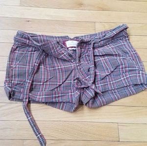 Hollister Plaid Shorts
